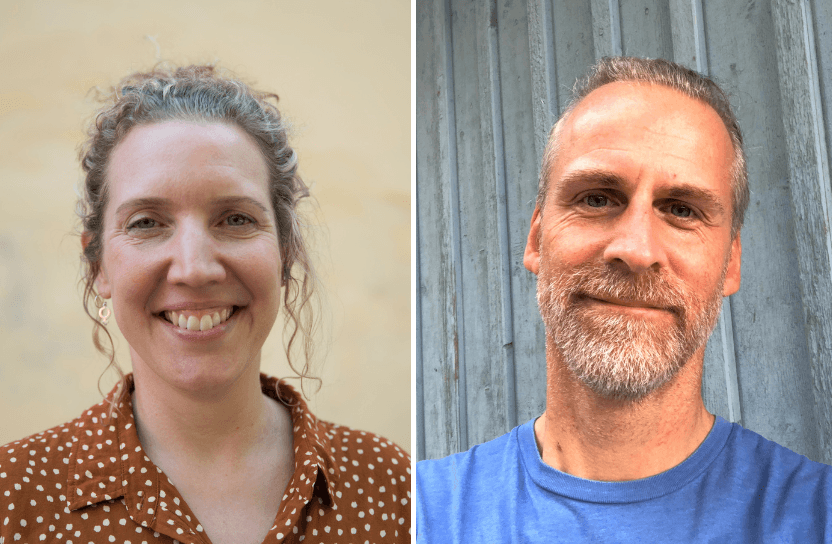 Klimatcoacherna Ullis och Jens.