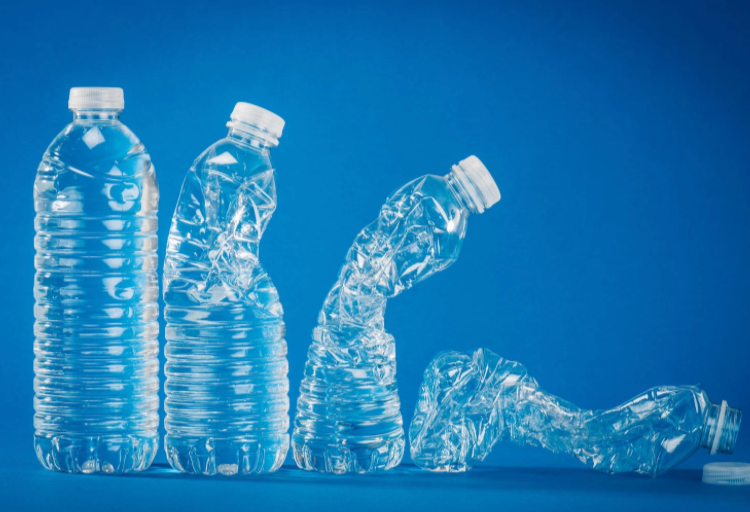 Plastic bottles.