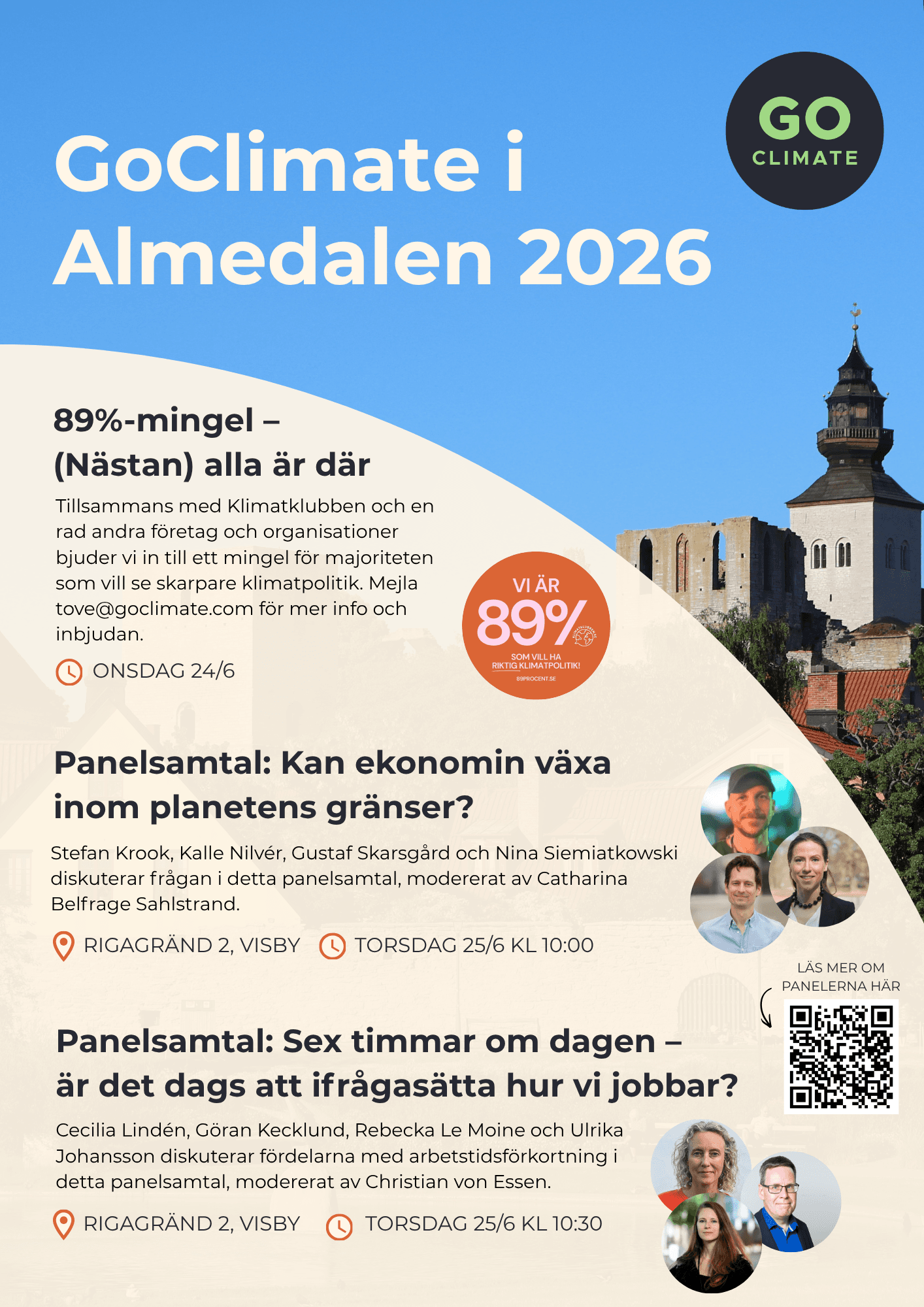 GoClimate i Almedalen 2026.