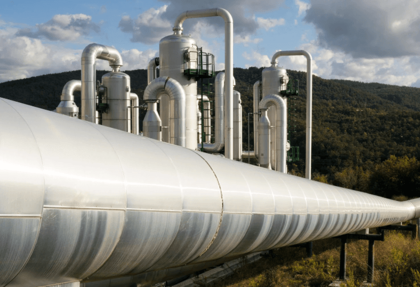 A geothermic power plant