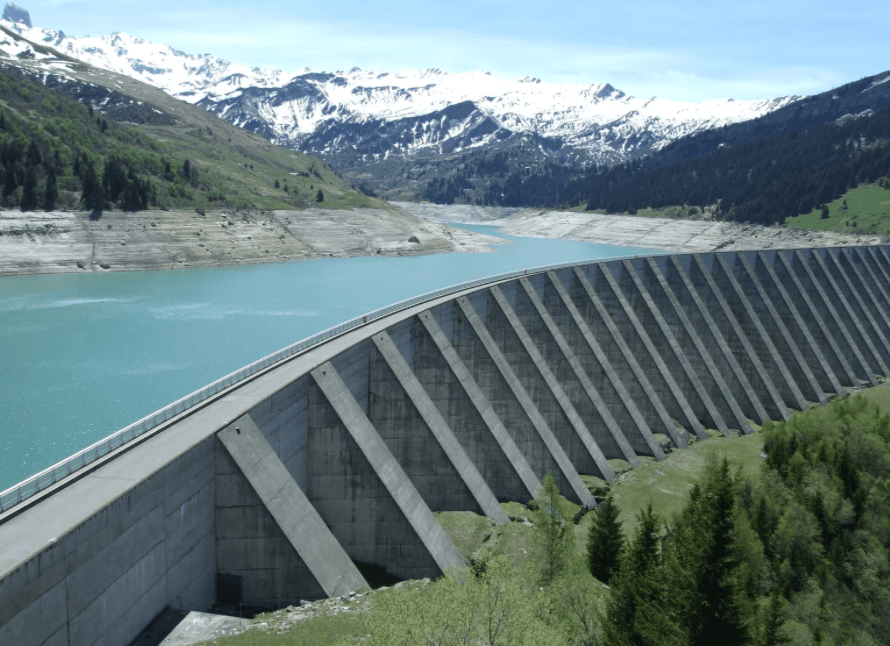 Mountains and hydropower.