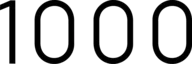 1000skis logo